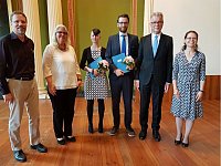 Den Kantorowitsch-Forschungspreis 2019 erhielten Dr. Katharina Friederike Strter und Richard Purk. 